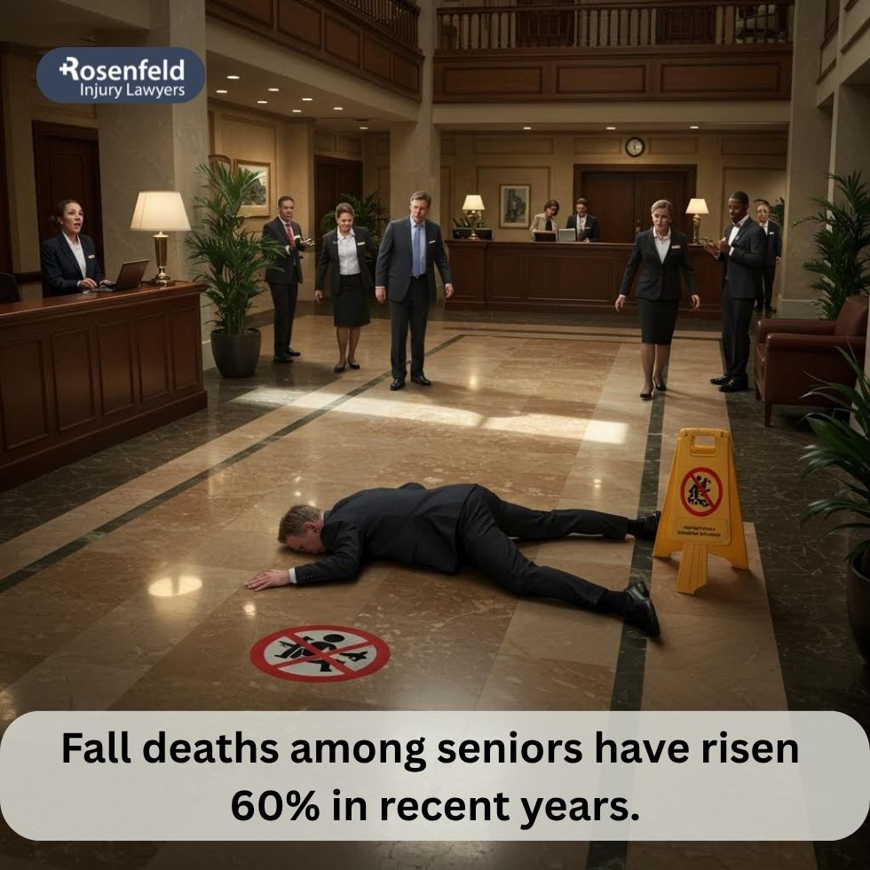 Slip and falls are a leading cause of head injury